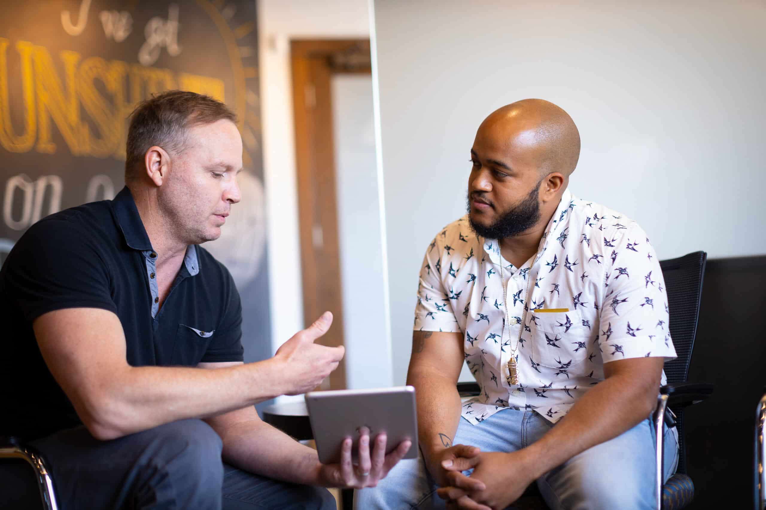 conversation with a patient
